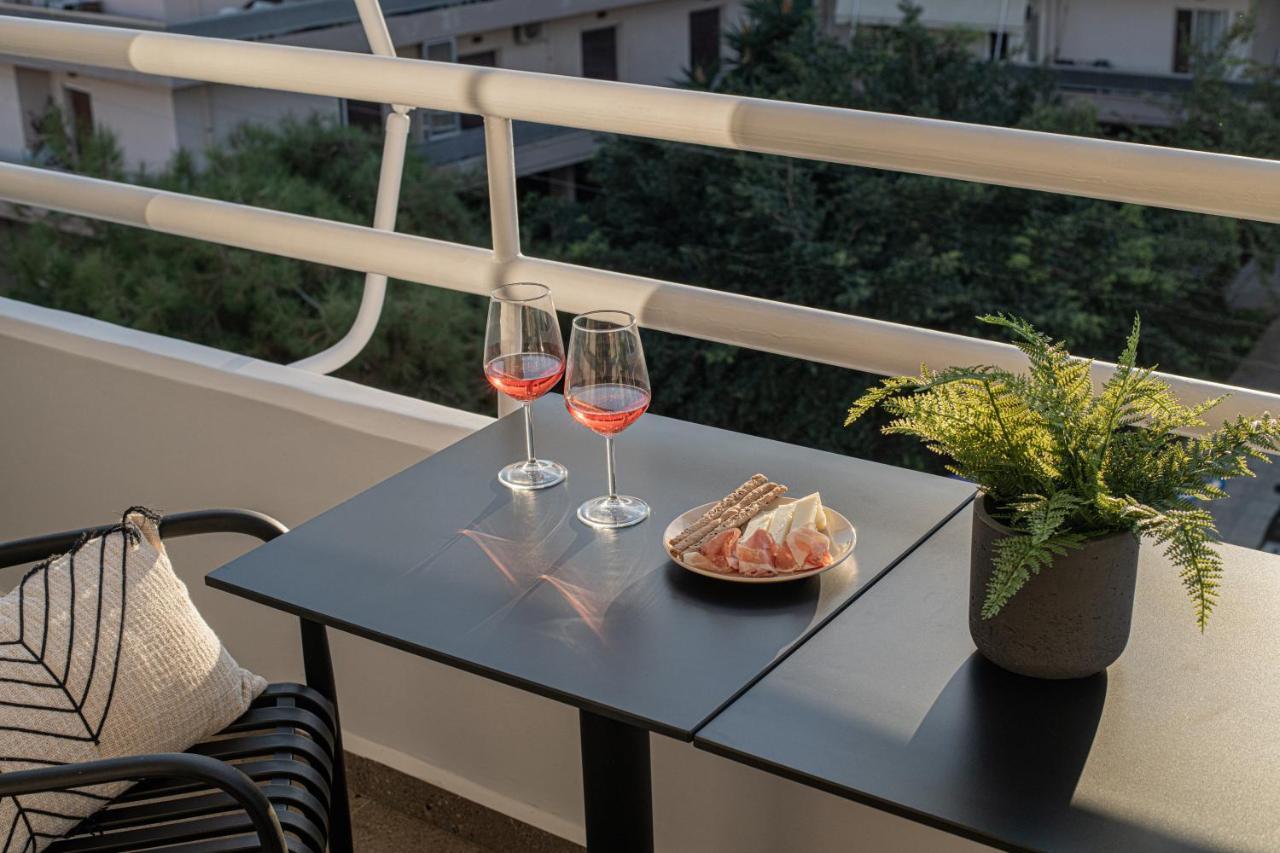 Ferienwohnung The Pink Penthouse Iraklio Exterior foto