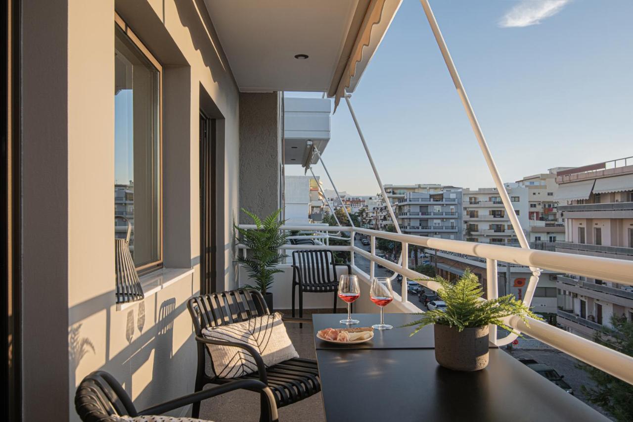 Ferienwohnung The Pink Penthouse Iraklio Exterior foto