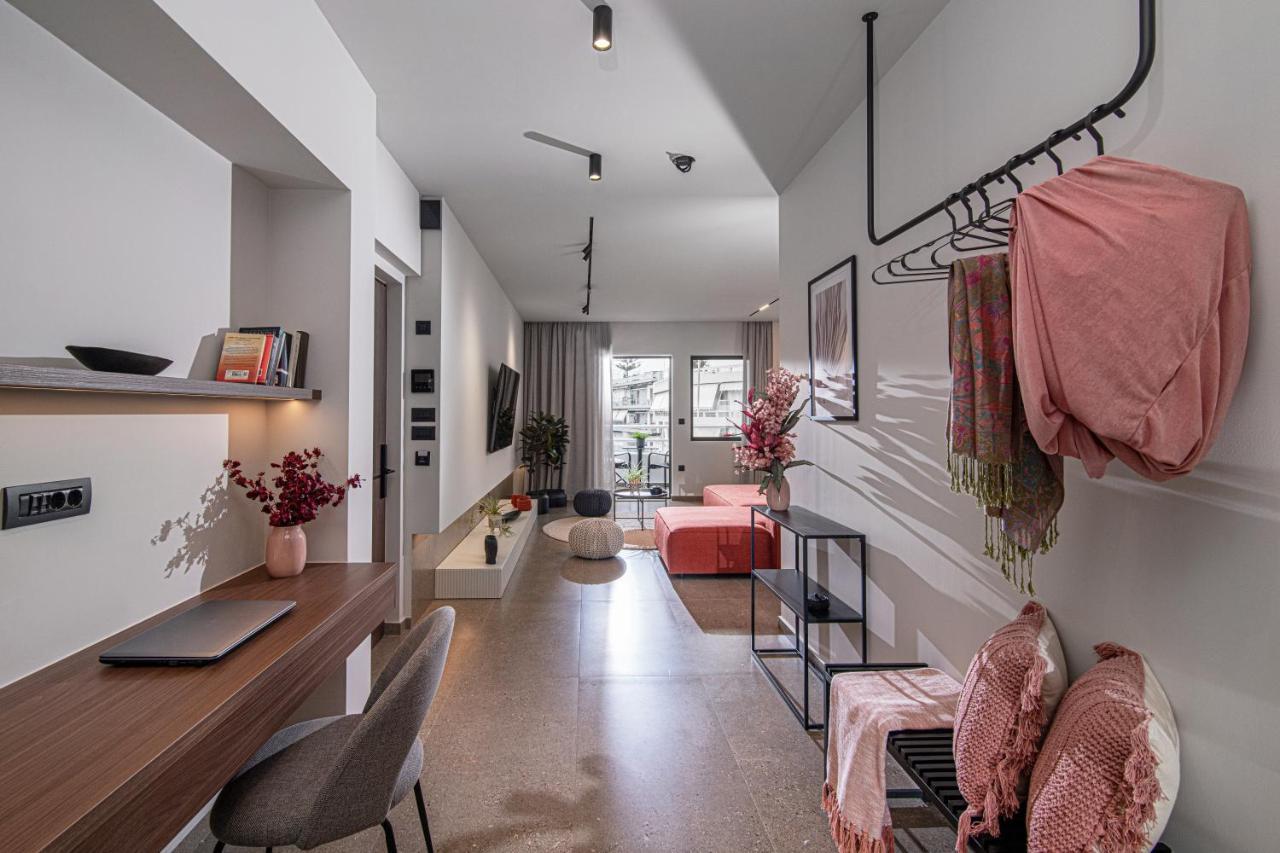 Ferienwohnung The Pink Penthouse Iraklio Exterior foto